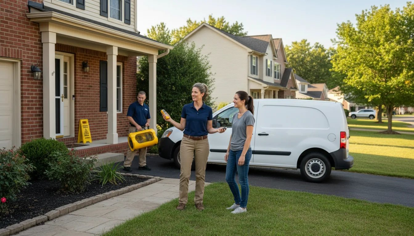 Water restoration image for Home Water Damage Repair in Purdin, MO